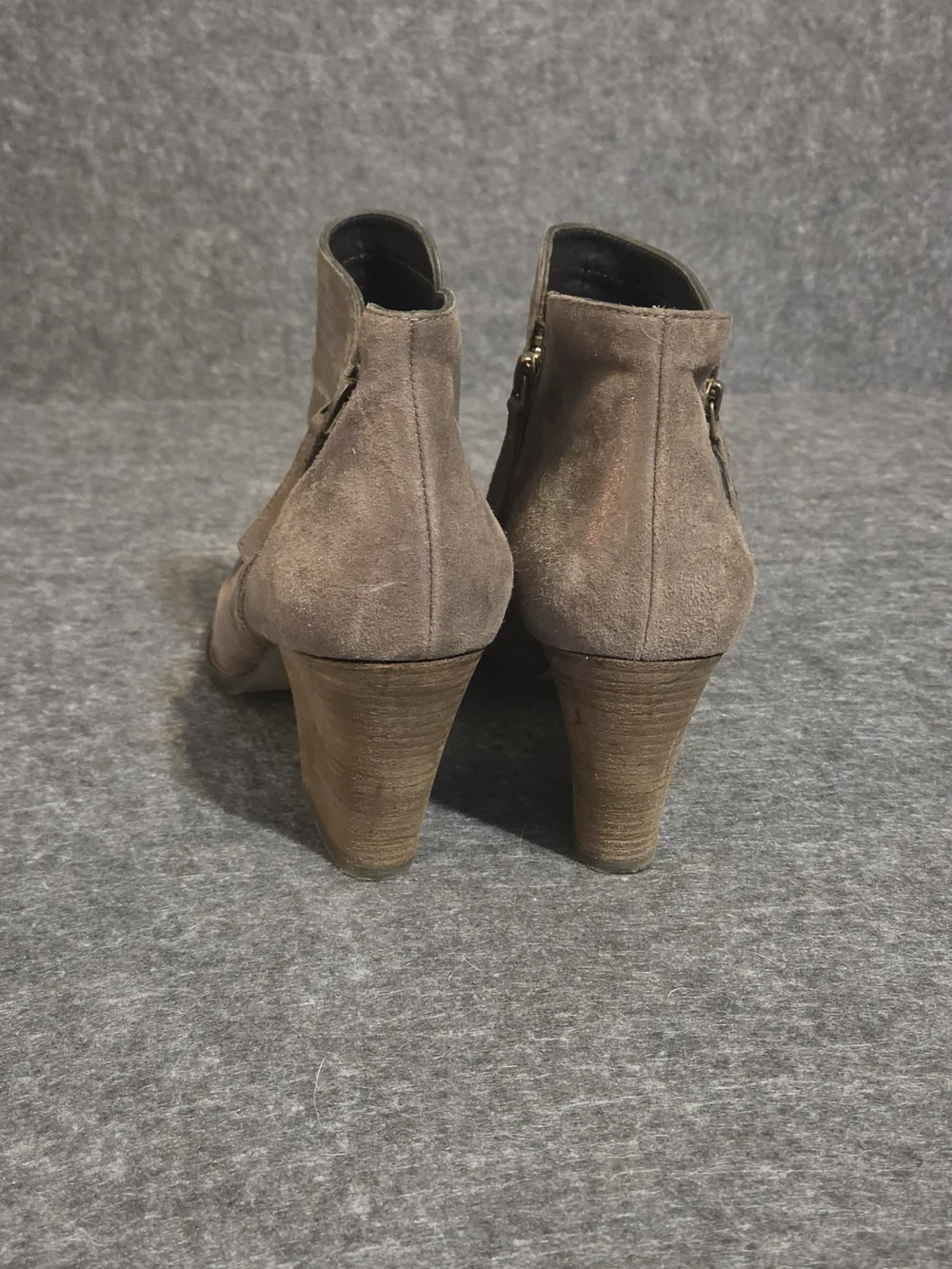 Paul Green Malibu Sliced Metallic Taupe Ankle Bootie 7M